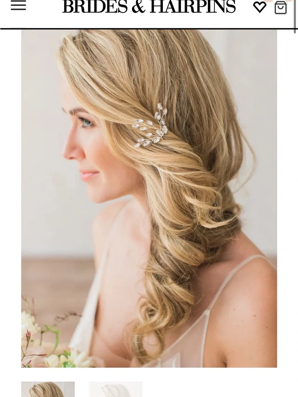 Brides & Hairpins Fernada Hairpin